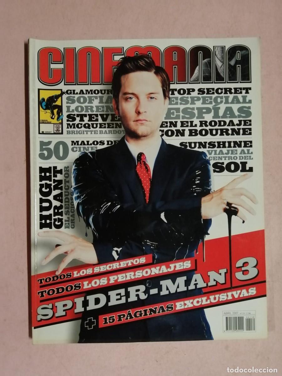 Coleccionismo de revistas y peri&oacute;dicos: CINEMANIA (NUMERO 139) SPIDERMAN 3 - SOFIA LOREN - STEVE McQUEEN - HUGH GRANT -...