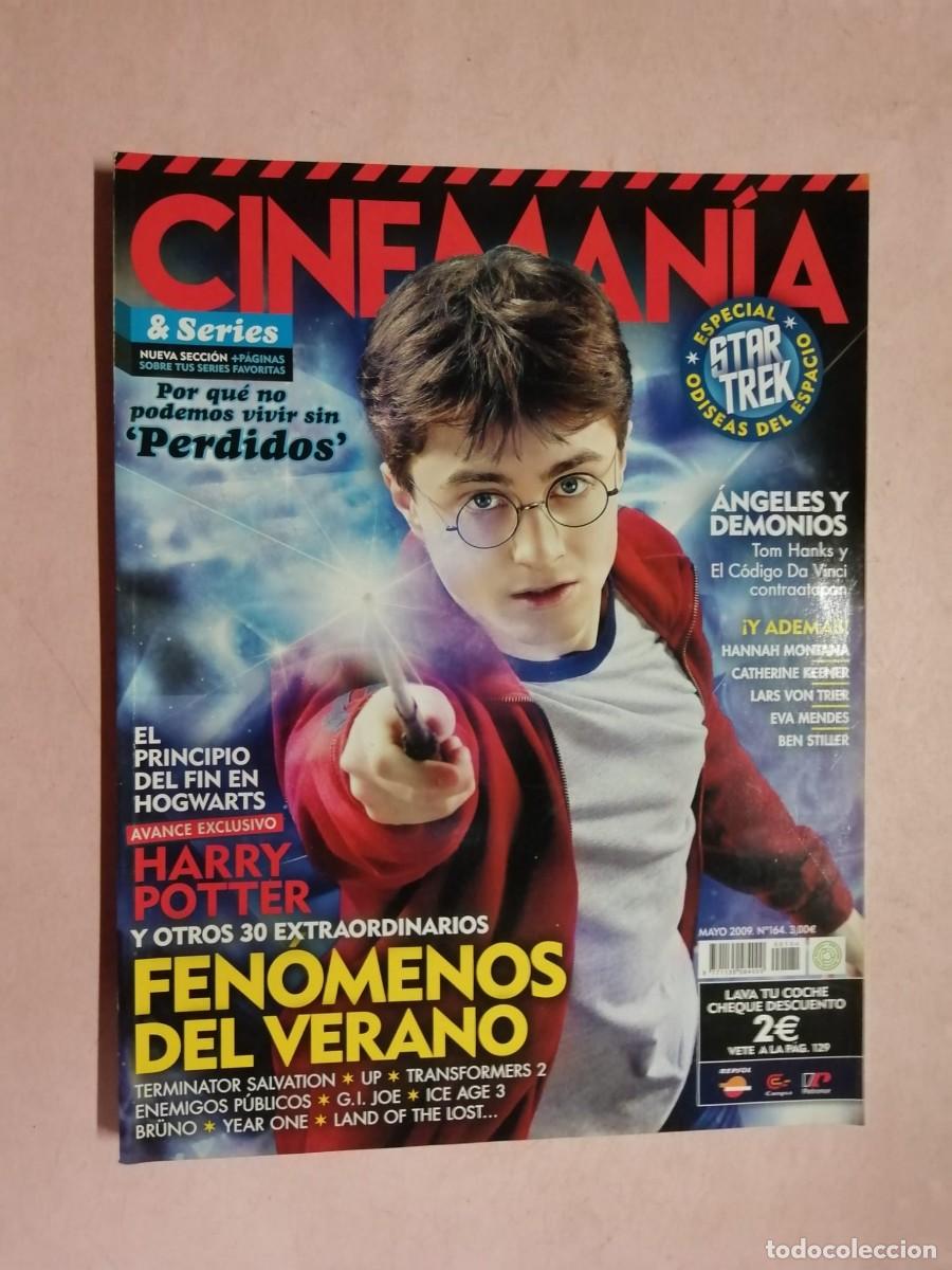 Coleccionismo de revistas y peri&oacute;dicos: CINEMANIA (NUMERO 164) HARRY POTTER - FENOMENOS DEL VERANO - ANGELES Y DEMONIOS -...
