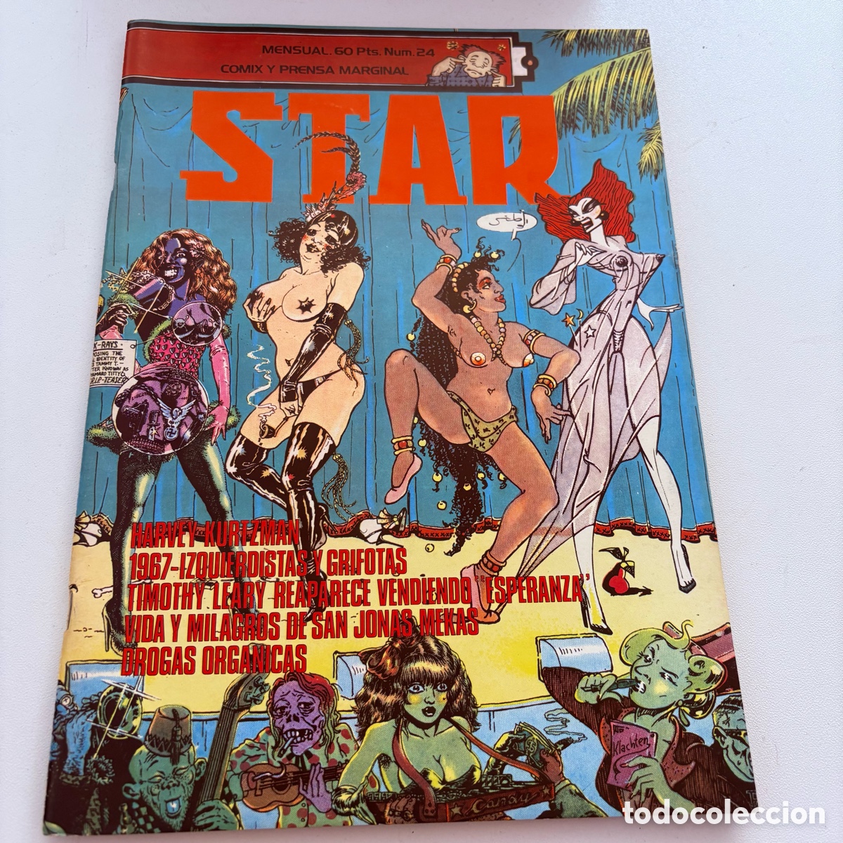 Coleccionismo de revistas y peri&oacute;dicos: REVISTA UNDERGROUND COMIC COMIX STAR N&ordm; 24