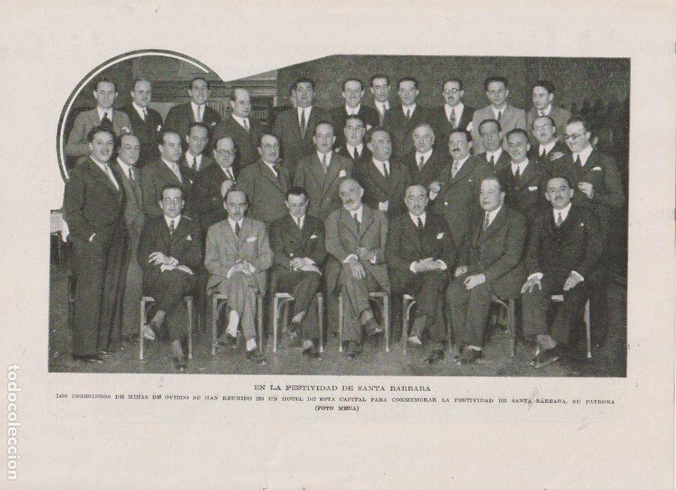 Coleccionismo de revistas y peri&oacute;dicos: * OVIEDO * Fiesta de los ingenieros de minas por su patrona Santa B&aacute;rbara - 1933