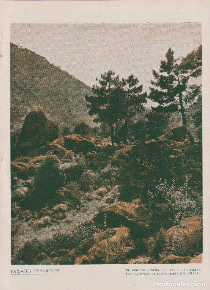 Coleccionismo de revistas y peri&oacute;dicos: Valle del Tietar; reverso dos enamorados en la romer&iacute;a de San Cipriano - 1933