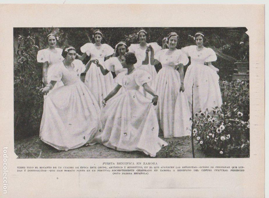 Coleccionismo de revistas y peri&oacute;dicos: * ZAMORA * Festival del Centro Cultural Femenino - 1933