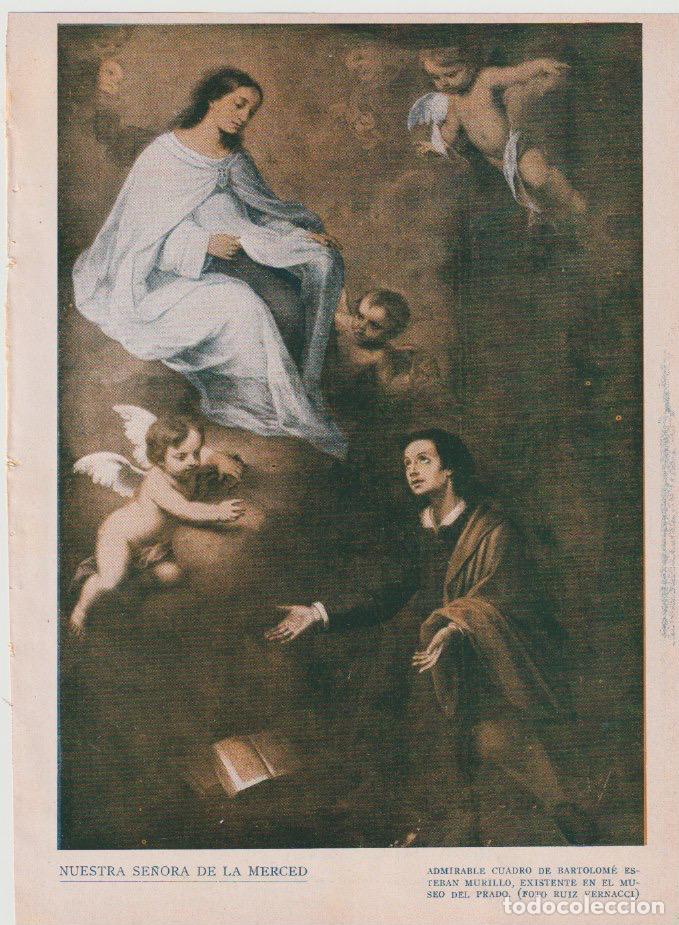 Coleccionismo de revistas y peri&oacute;dicos: Nuestra Se&ntilde;ora de la Merced / de Bartolom&eacute; Murillo, Museo del Prado - 1933