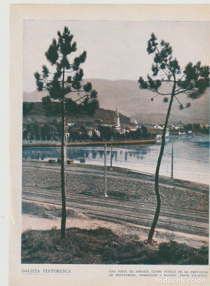 Coleccionismo de revistas y peri&oacute;dicos: * SABAR&Iacute;S, Pontevedra * / foto Pacheco - 1933