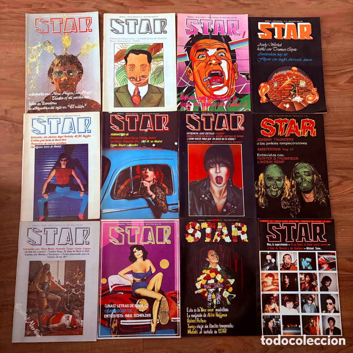Collection Magazines and Newspapers: lote revista comic comix underground star n&ordm; 45-46-47-49-50-51-52-53-54-55-56-57