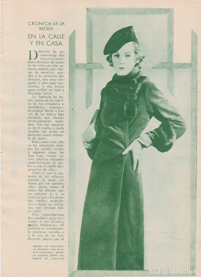 Collectionnisme de Revues et Journaux: * MODA FEMENINA * Modelos Lelong - 1933