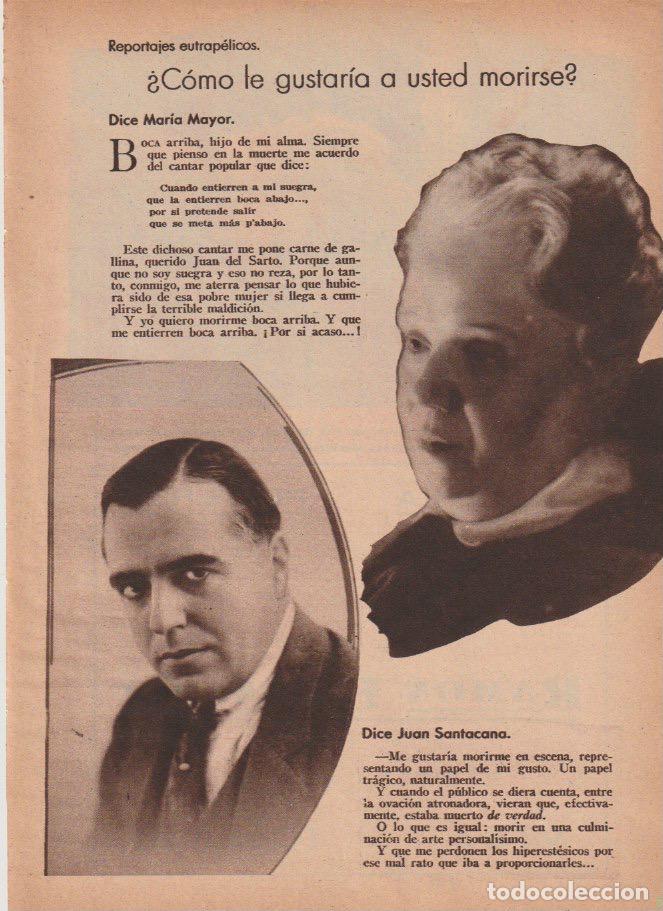 Coleccionismo de revistas y peri&oacute;dicos: Encuesta, responden: Mar&iacute;a Mayor, Mar&iacute;a Teresa Poz&oacute;n, Angelina Vilar, Mar&iacute;a Larra... - 1933