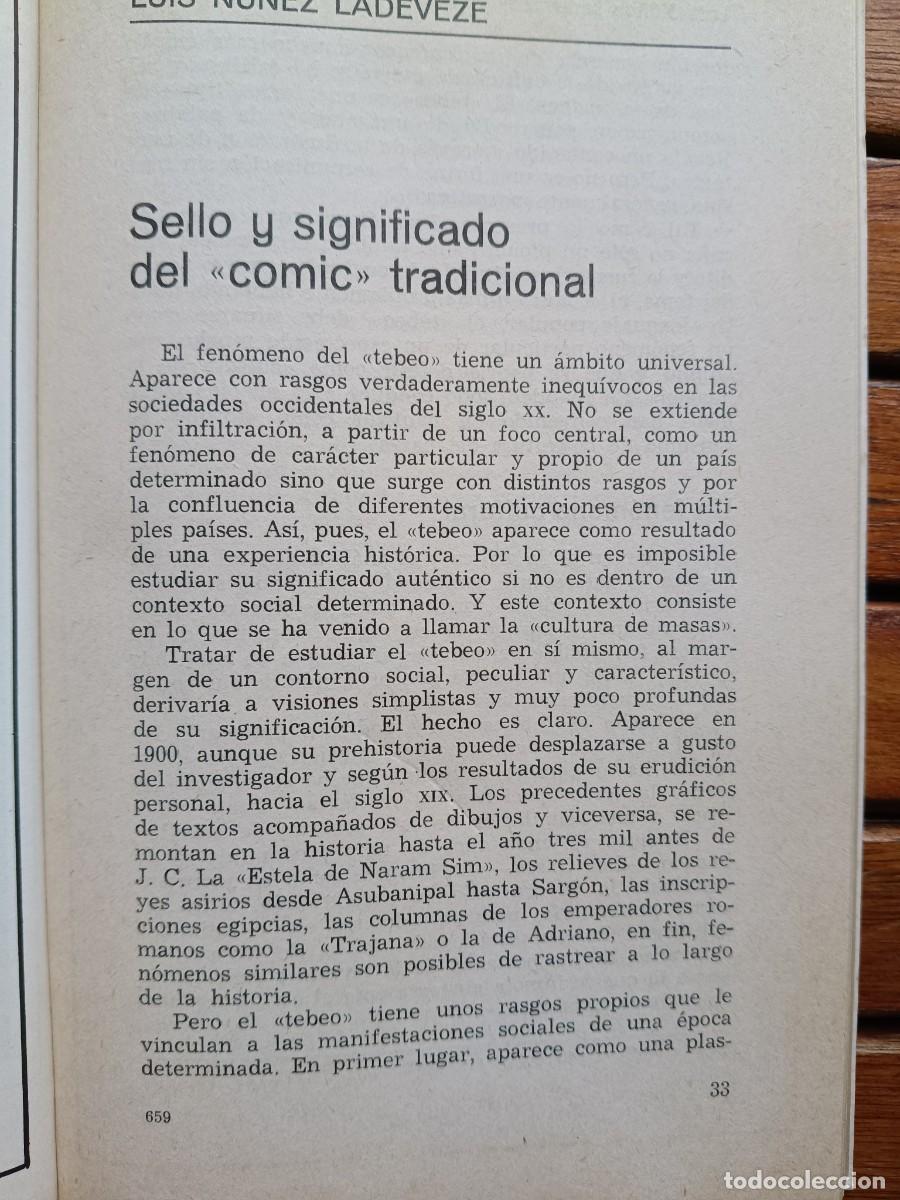 Coleccionismo de revistas y peri&oacute;dicos: SELLO Y SIGNIFICADO DEL C&Oacute;MIC TRADICIONAL. LUIS NU&Ntilde;EZ. ART&Iacute;CULO 21 P&Aacute;GINAS DE NUESTRO TIEMPO 1971