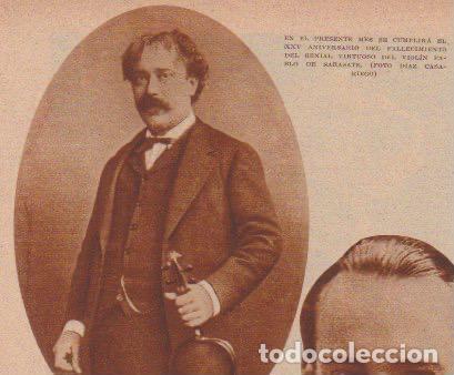 Coleccionismo de revistas y peri&oacute;dicos: Violinista Pablo de Sarasate; archivero Antonio Alcal&aacute; Venceslada; Luis Fernando de Prusia - 1933