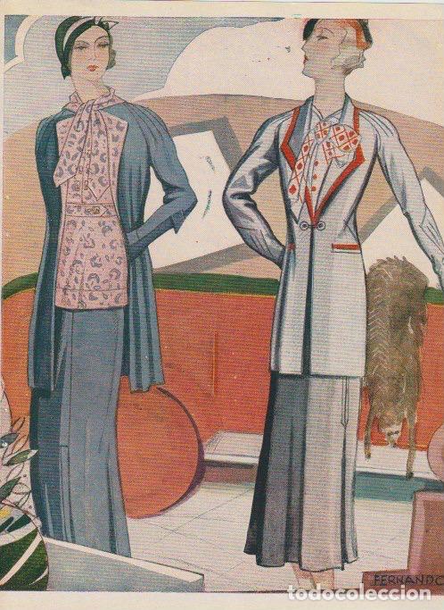 Coleccionismo de revistas y peri&oacute;dicos: * MODA FEMENINA * Dibujos de Fernando, S. de Tejada y foto Vilaseca - 1933