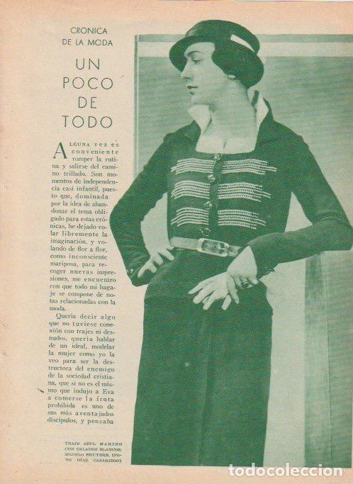 Coleccionismo de revistas y peri&oacute;dicos: * MODA FEMENINA * Modelos Bruyere, Marcel Rocher; maleta de piel de lagarto - 1933