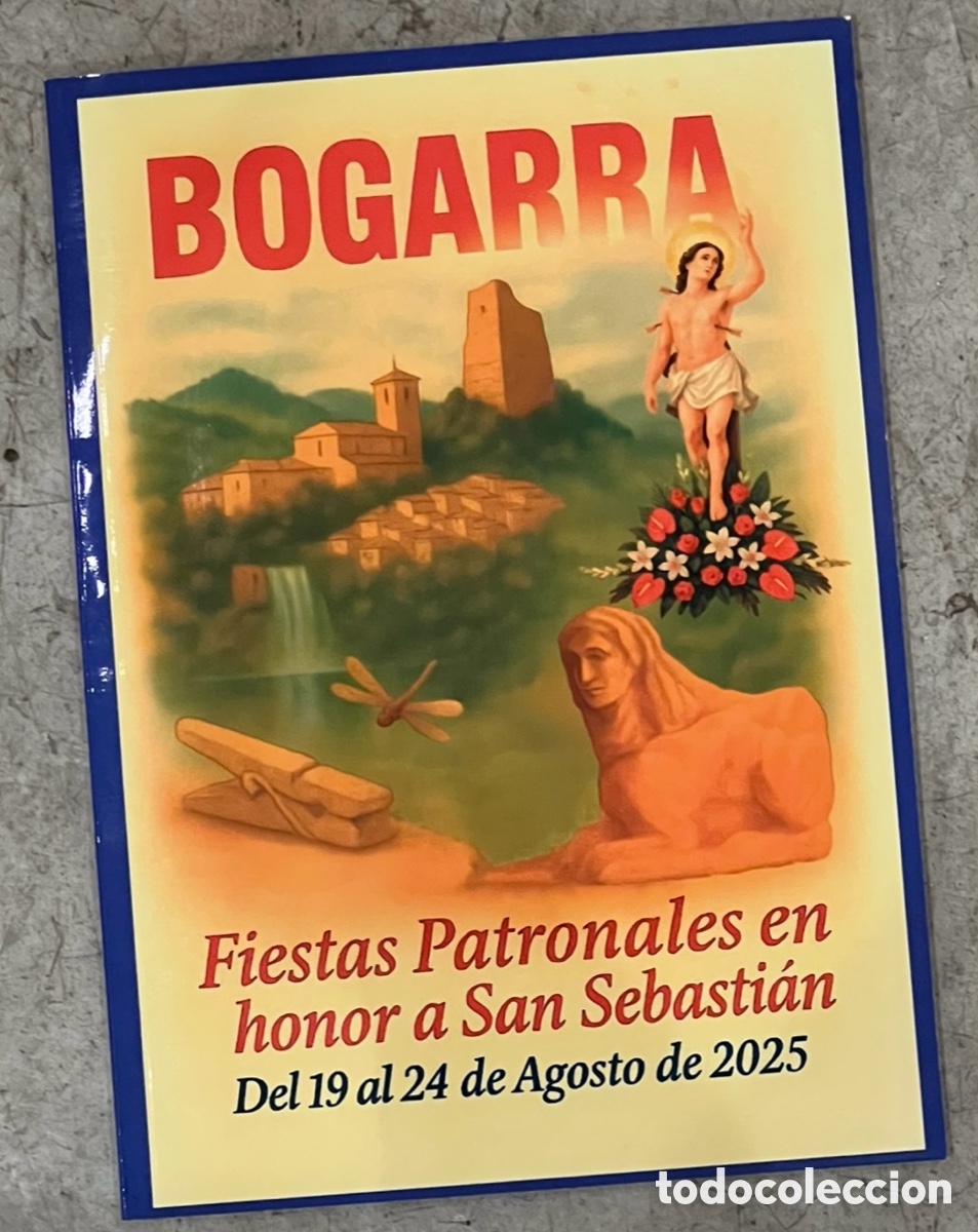 Coleccionismo de revistas y peri&oacute;dicos: Revista / Programa. Fiestas Patronales en Honor a San Sebasti&aacute;n. Bogarra. Albacete. 2025.