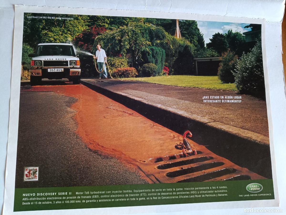 Coleccionismo de revistas y peri&oacute;dicos: ANUNCIO LAND-ROVER DISCOVERY SERIE II. 28,5X21,5 CM