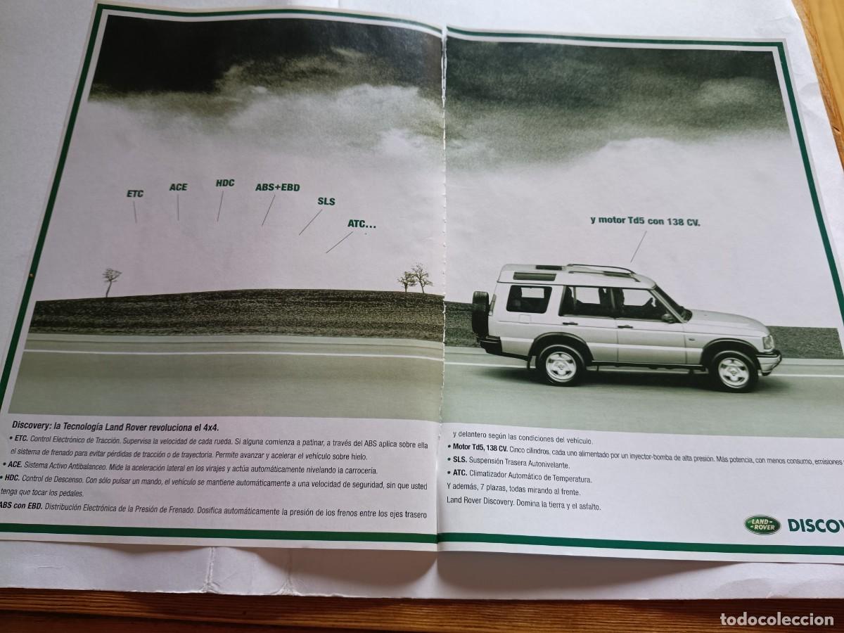 Coleccionismo de revistas y peri&oacute;dicos: ANUNCIO DISCOVERY, LA TECNOLOG&Iacute;A LAND-ROVER REVOLUCIONA EL 4X4. DOBLE PAGINA 25,5X35 CM