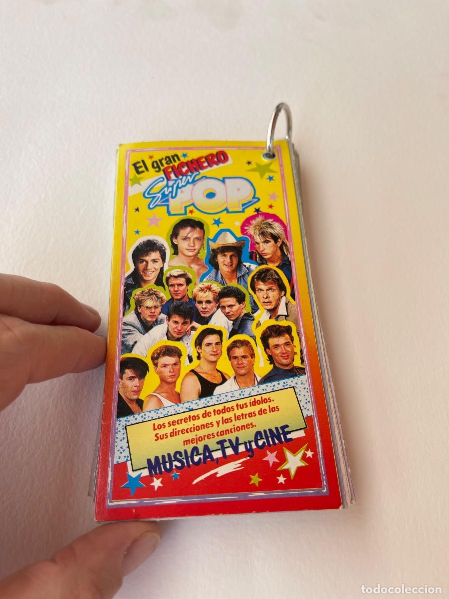 Coleccionismo de revistas y peri&oacute;dicos: EL GRAN FICHERO DE LA REVISTA SUPER POP 87 FICHAS