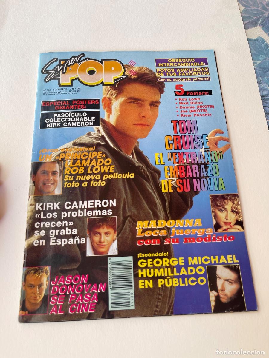 Coleccionismo de revistas y peri&oacute;dicos: revista super pop superpop n&ordm; 331 tom cruise george michael rob lowe madonna
