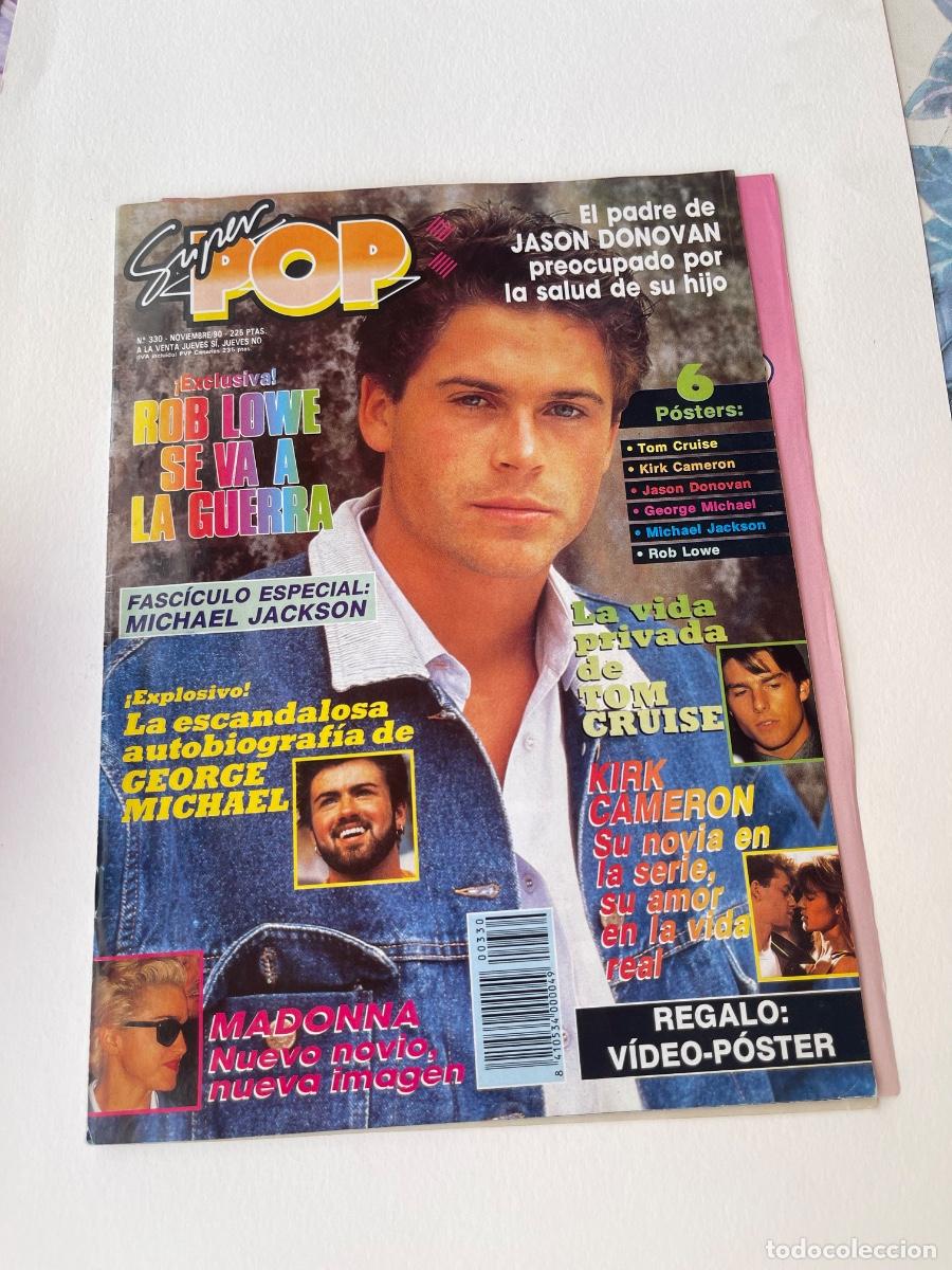 Coleccionismo de revistas y peri&oacute;dicos: revista super pop superpop n&ordm; 330 tom cruise kirk cameron rob lowe madonna