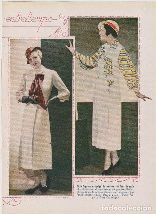 Coleccionismo de revistas y peri&oacute;dicos: * MODA FEMENINA * Entretiempo /fotos D&iacute;az Casariego y Vidal - 1933