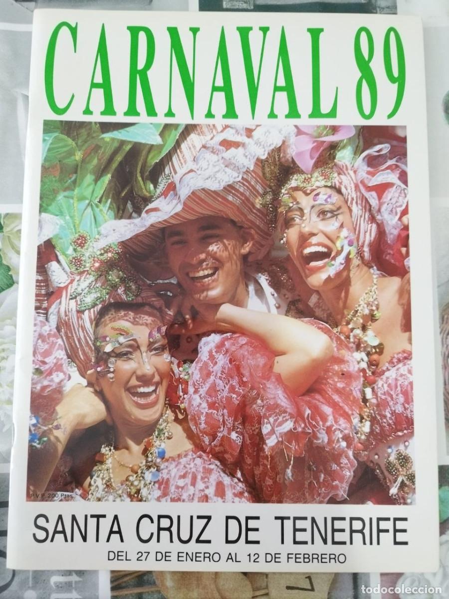 Coleccionismo de revistas y peri&oacute;dicos: Revista Carnaval 1989 Santa Cruz de Tenerife