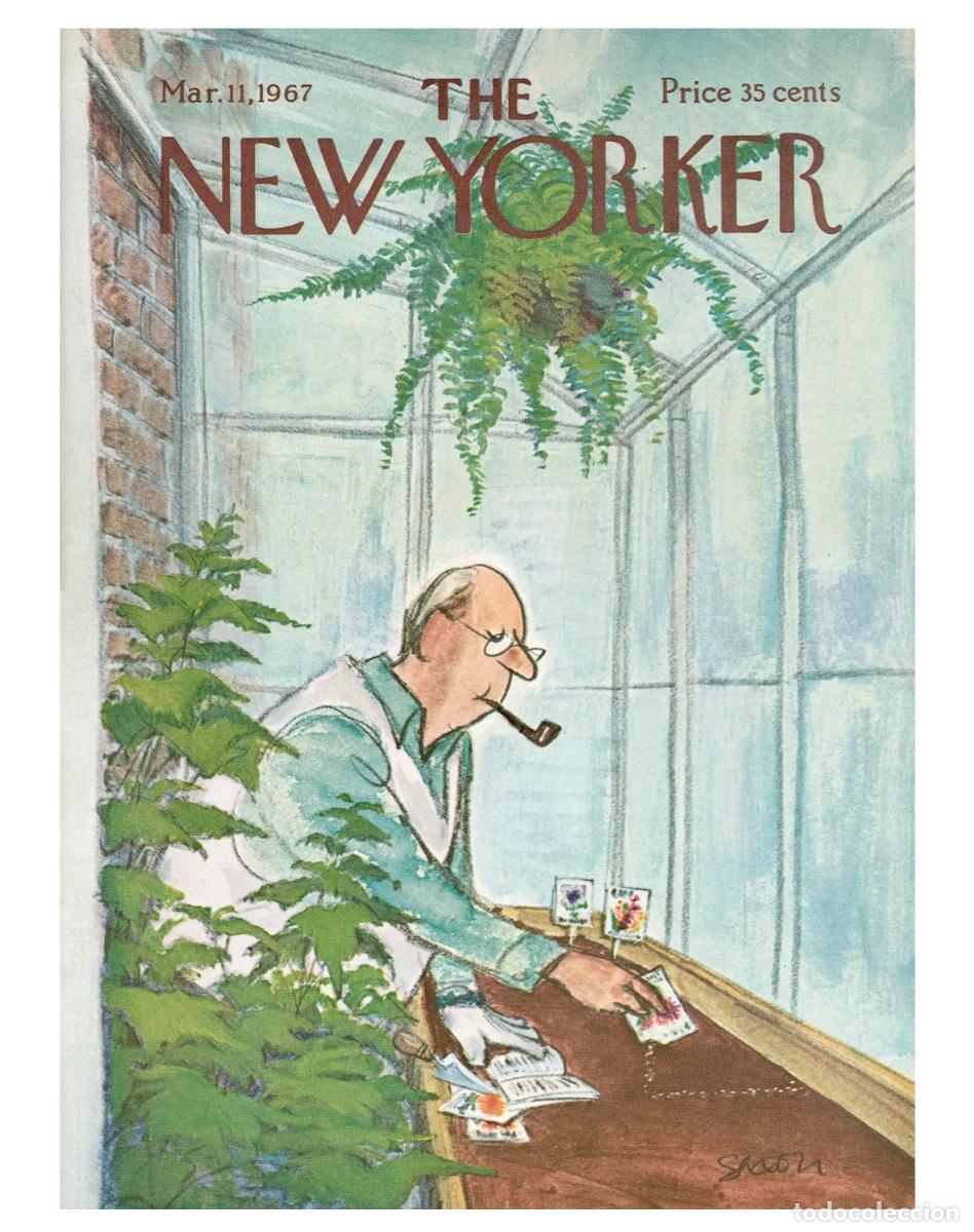 Collectionnisme de Revues et Journaux: The New Yorker-Mar.11, 1967-portada de Charles Saxon-revista completa