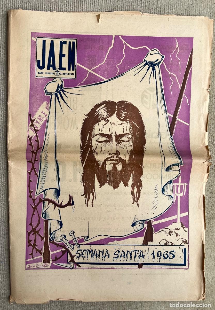 Coleccionismo de revistas y peri&oacute;dicos: Suplemento Diario Ja&eacute;n - Semana Santa 1965 (Andaluc&iacute;a)