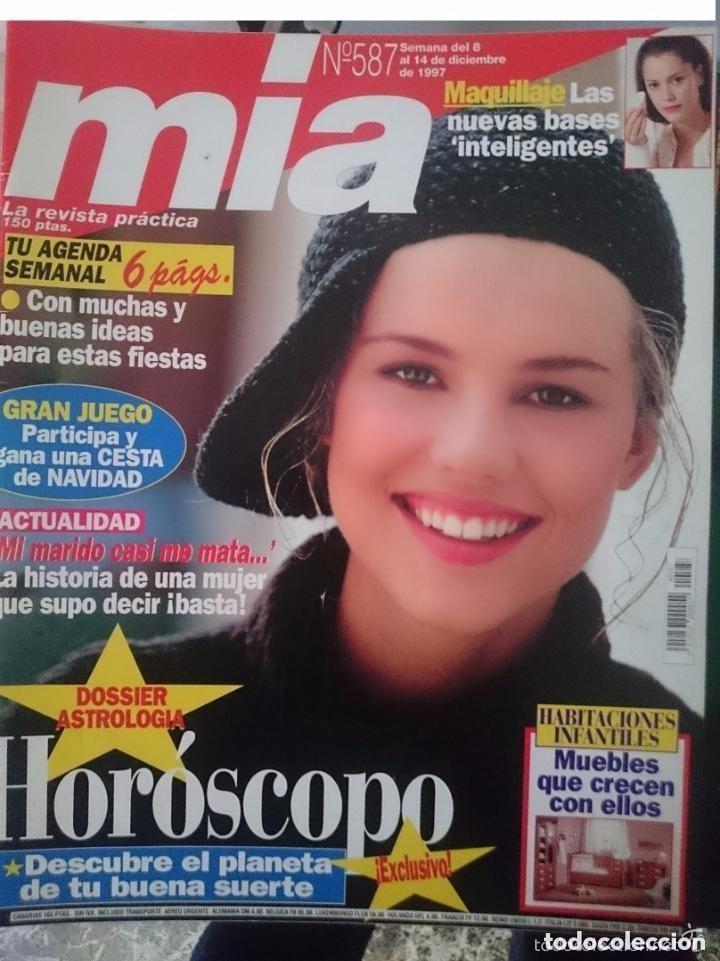 Coleccionismo de revistas y peri&oacute;dicos: MIA N 587 DEL 8 AL 14 DICIEMBRE 1997 -CON PUBLICIDAD EPOCA-PROGRAMACION TELEVISION-NOTICIAS-ETC