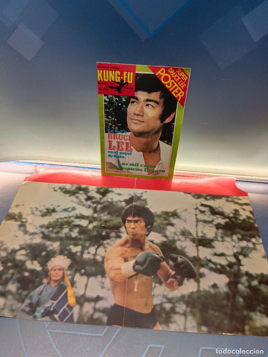 Coleccionismo de revistas y peri&oacute;dicos: Revista Kung-fu , n&ordm; 58, incluye s&uacute;per p&oacute;ster Bruce Lee