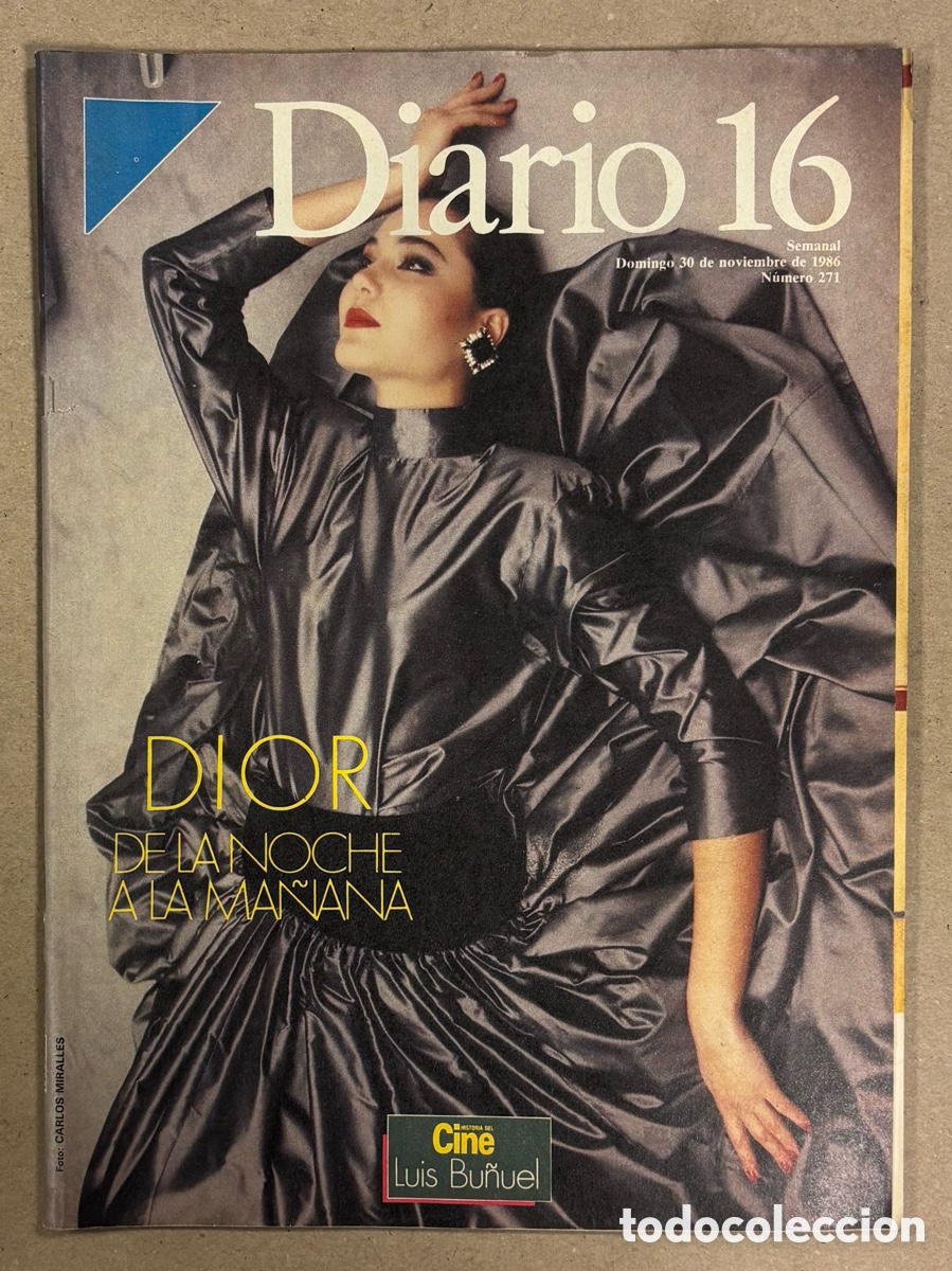 Coleccionismo de revistas y peri&oacute;dicos: DIARIO 16 SEMANAL N&deg; 271 (30/11/1986). DIOR, ESPECIAL PUERTO SEVILLA (34 P&Aacute;GINAS), RUIZ MATEOS, CUCA