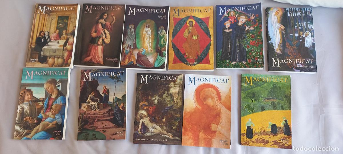 Collezionismo di Riviste e Giornali: Magnificat a&ntilde;o 2023, 11 n&ordm;s revista religiosa. 230 231 233 234 235 236 237 238 239 240 y especial 18