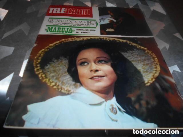 Coleccionismo de revistas y peri&oacute;dicos: TELERADIO - TELE RADIO N 735 30-1-1972 -doblada por mitad en verical