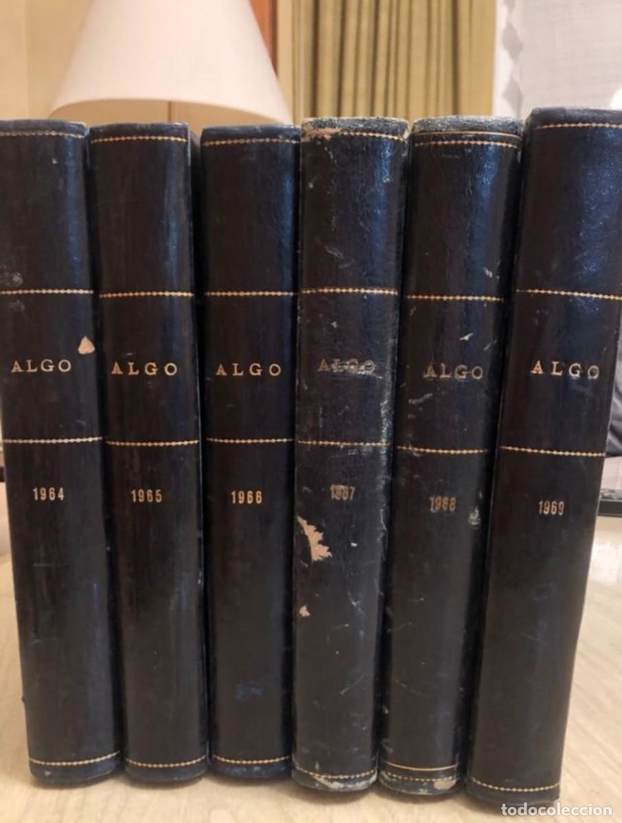 Coleccionismo de revistas y peri&oacute;dicos: Revista Algo. Ejemplares encuadernados 1964-1969