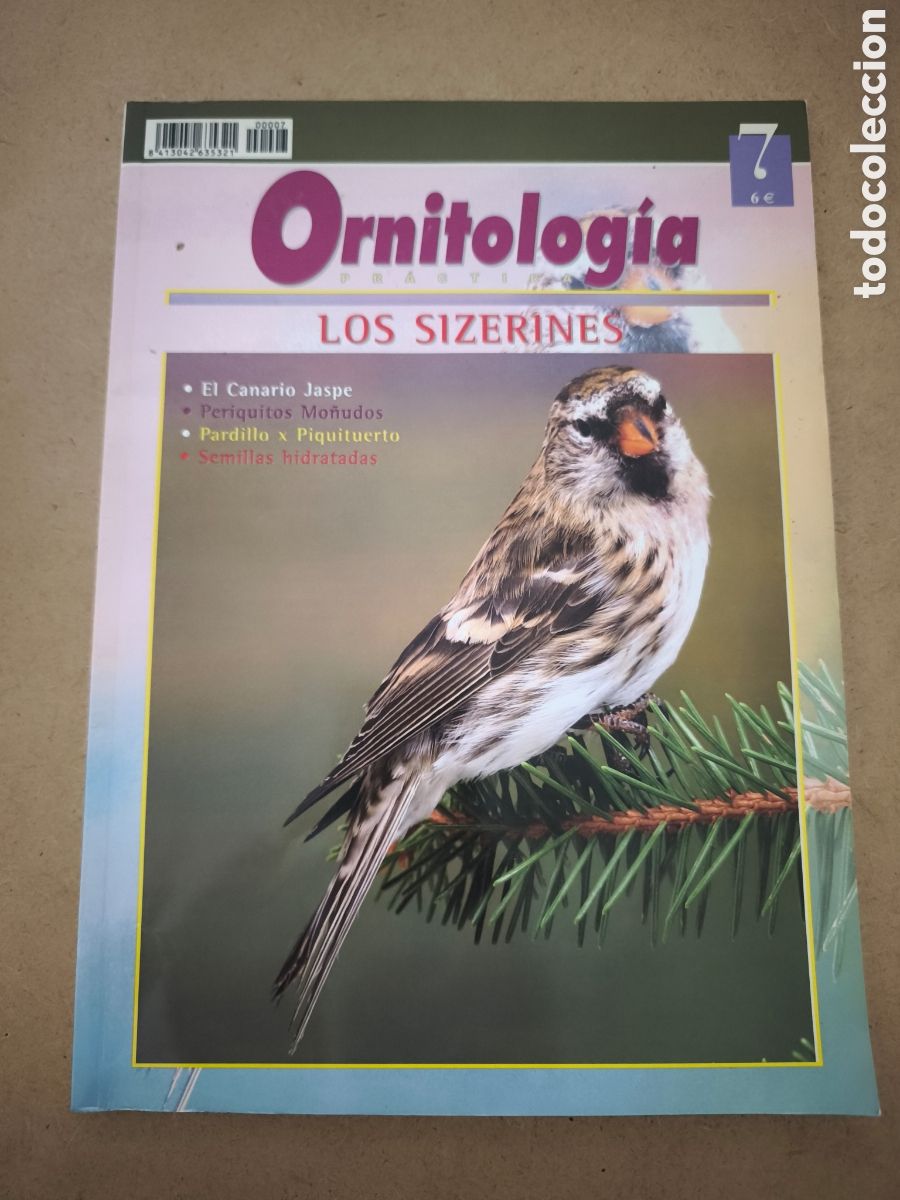 Coleccionismo de revistas y peri&oacute;dicos: Revista Ornitolog&iacute;a Pr&aacute;ctica N&ordm; 7 - Los Sizerines, Canario Jaspe - Ed. Campomas