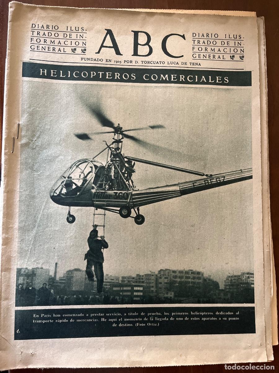 Coleccionismo de revistas y peri&oacute;dicos: 2 ABC del 26 de marzo de 1943, y del 19 de noviembre de 1949