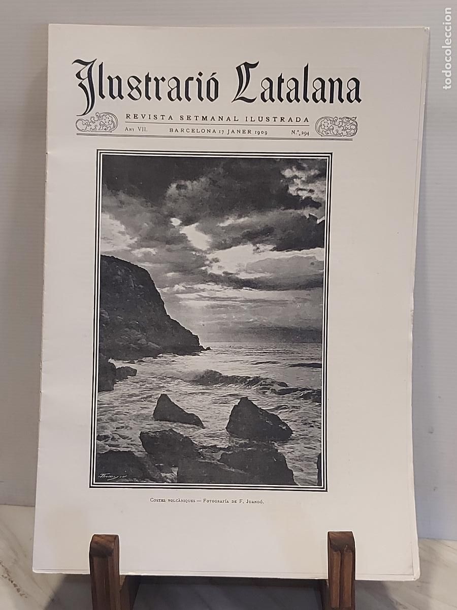 Coleccionismo de revistas y peri&oacute;dicos: A&Ntilde;O 1909 !! | ILUSTRACI&Oacute; CATALANA N.&ordm; 294 | TERREMOTO DE MESSINA | SOBRECUBIERTA ORIGINAL