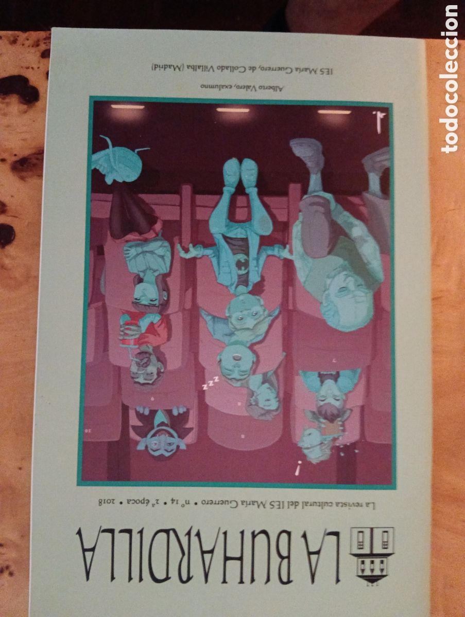 Coleccionismo de revistas y peri&oacute;dicos: La buhardilla, La revista cultural del IES Mar&iacute;a Guerrero, 14 2 &eacute;poca 2018