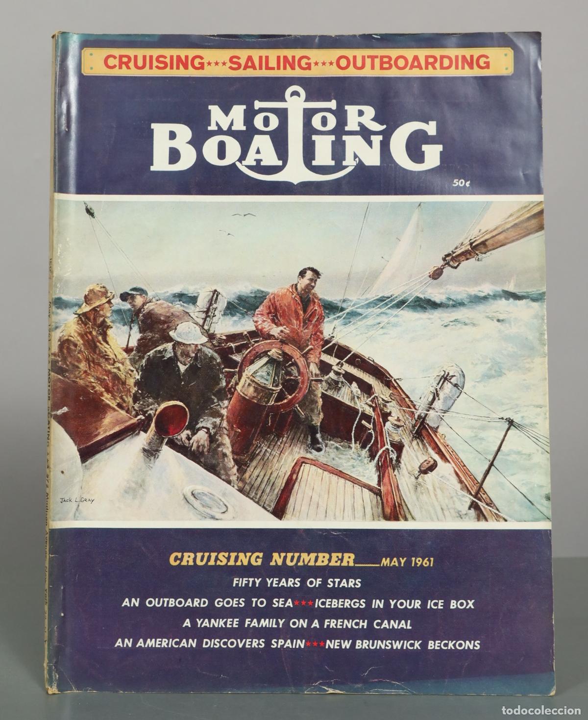 Coleccionismo de revistas y peri&oacute;dicos: MotorBoating - Cruising Number. MAY 1961