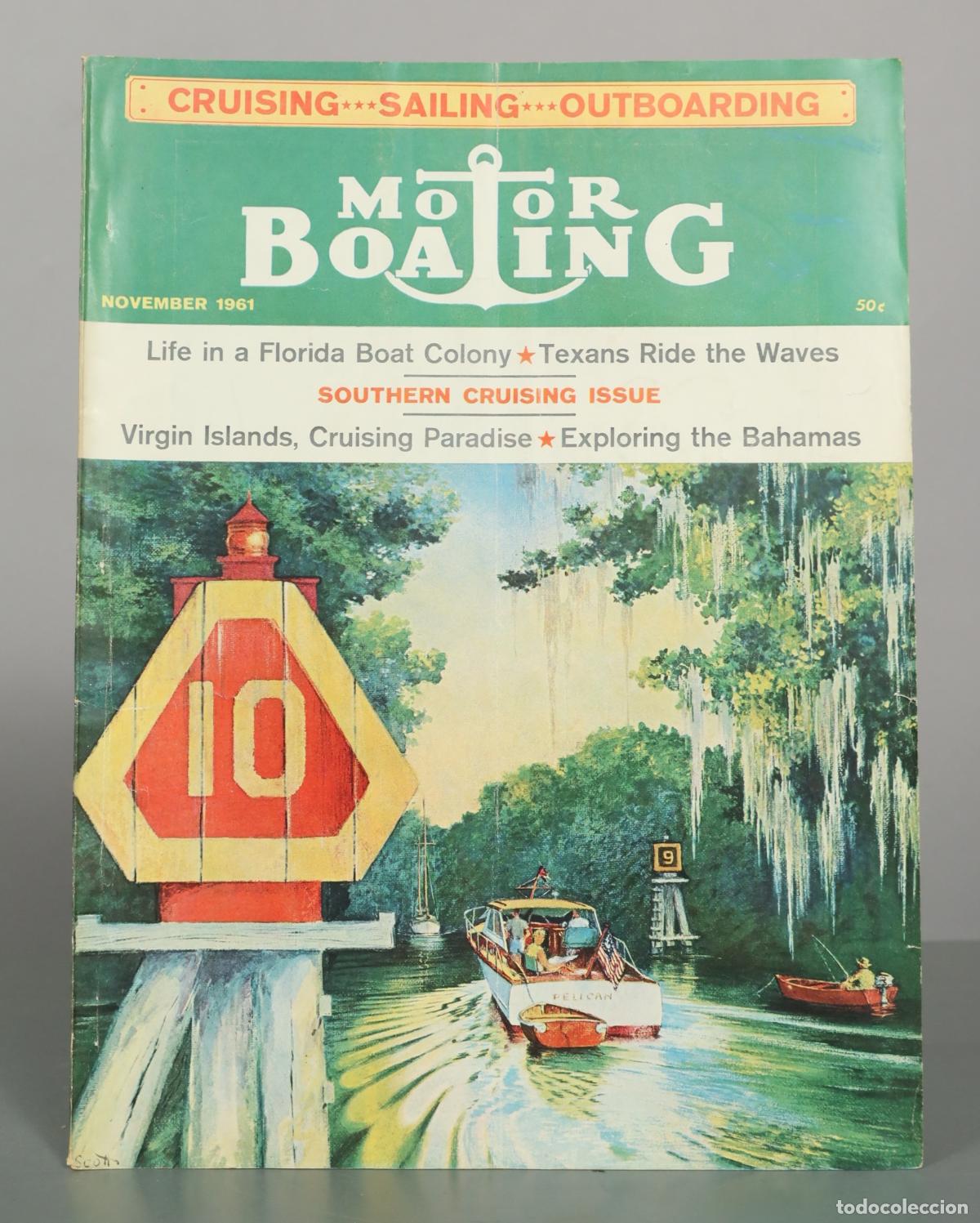Coleccionismo de revistas y peri&oacute;dicos: Motor Boating - Southern Cruising Issue. NOVEMBER 1961