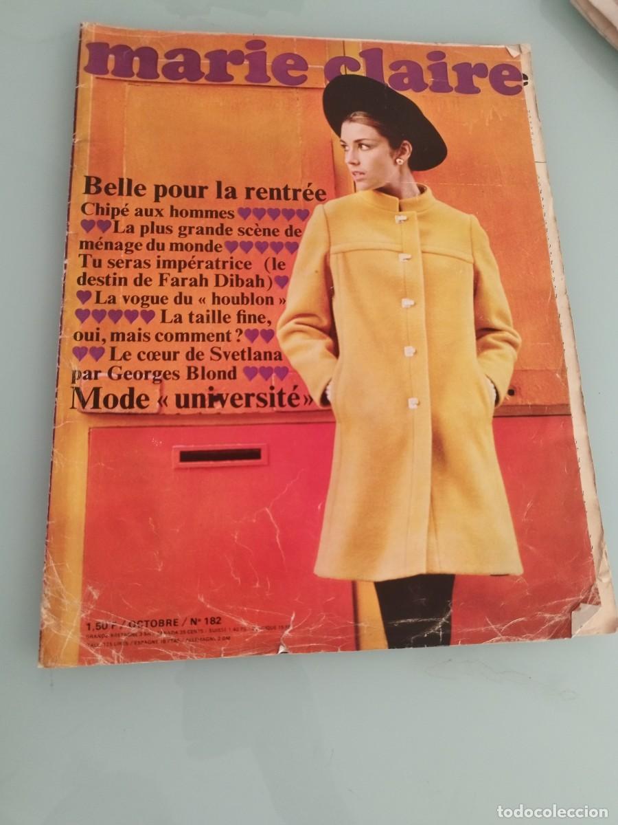 Coleccionismo de revistas y peri&oacute;dicos: Revista francesa Marie Claire de octubre (n&uacute;mero 182)