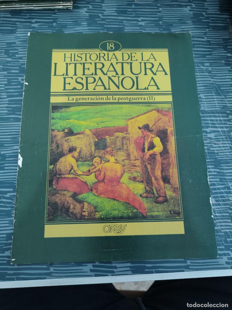 Coleccionismo de revistas y peri&oacute;dicos: HISTORIA DE LA LITERATURA ESPA&Ntilde;OLA 18,LA GENERACI&Oacute;N DE POSTGUERRA (II),ORBIS EDIT,1982.