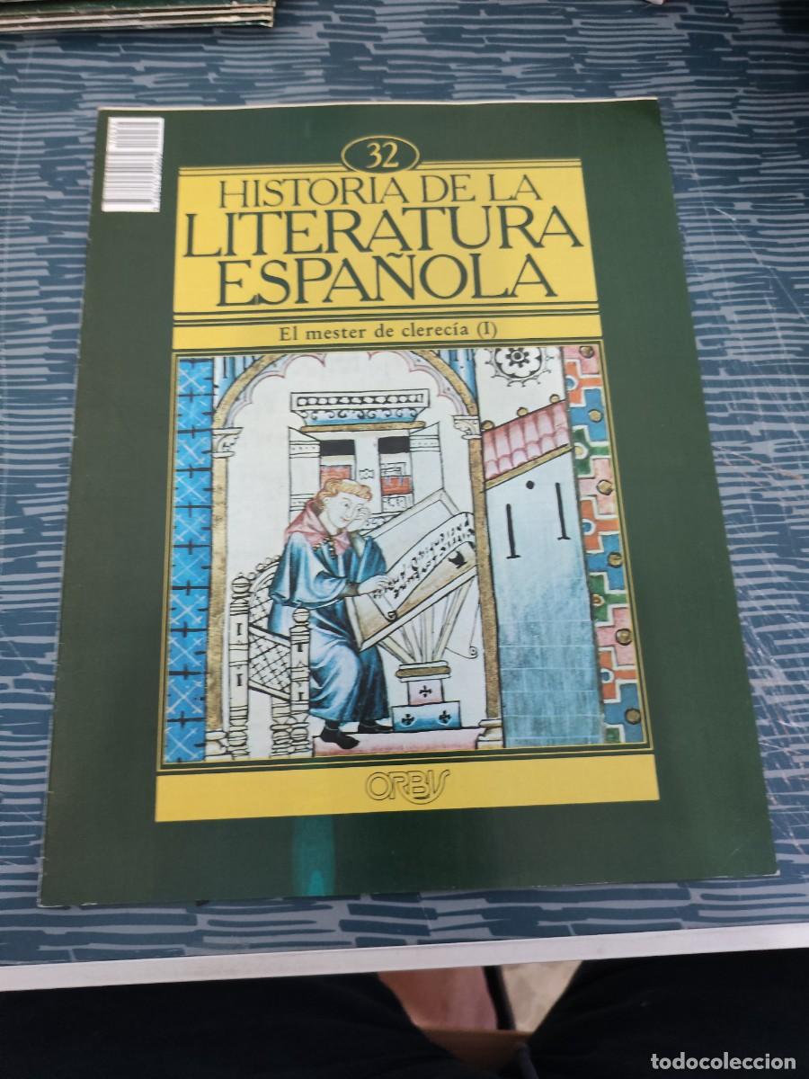 Coleccionismo de revistas y peri&oacute;dicos: HISTORIA DE LA LITERATURA ESPA&Ntilde;OLA 32,EL MESTER DE CLERECIA,ORBIS EDIT ,1982.