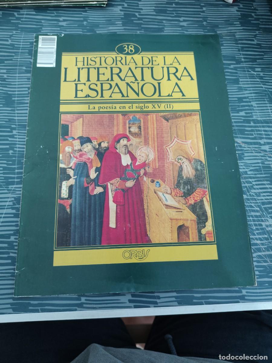 Coleccionismo de revistas y peri&oacute;dicos: HISTORIA DE LA LITERATURA ESPA&Ntilde;OLA 38,LA POESIA EN EL SIGLO XV (II),ORBIS EDIT ,1982.