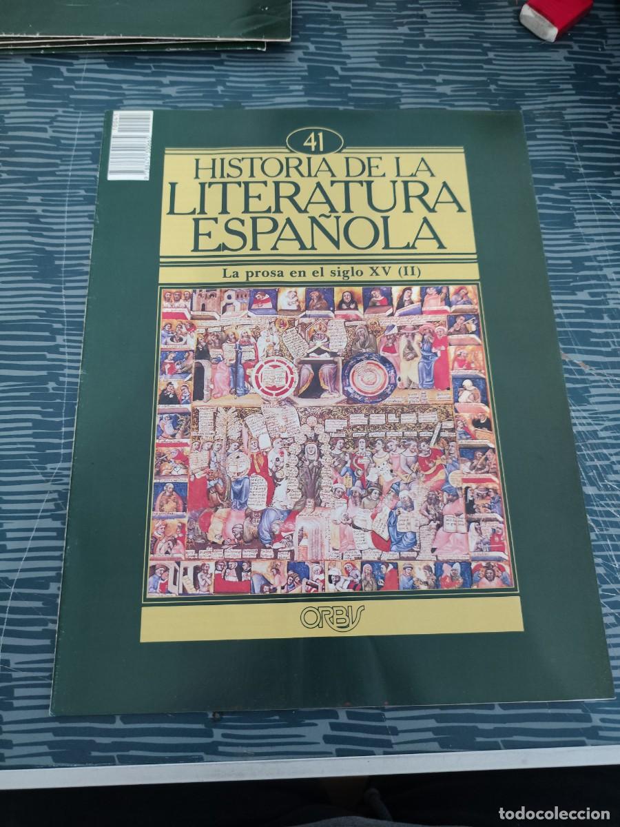 Coleccionismo de revistas y peri&oacute;dicos: HISTORIA DE LA LITERATURA ESPA&Ntilde;OLA 41,LA PROSA EN EL SIGLO XV (II),ORBIS EDIT ,1982.