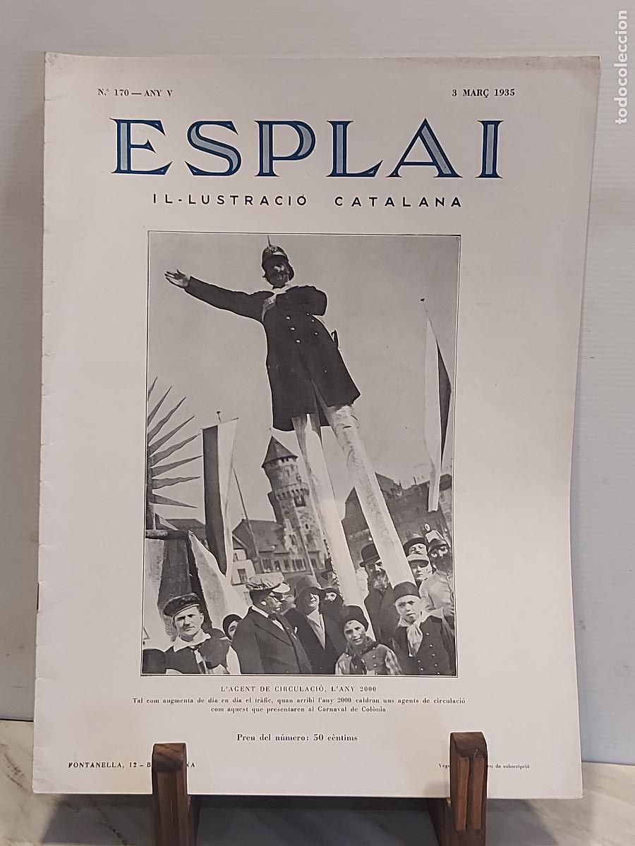 Coleccionismo de revistas y peri&oacute;dicos: ESPLAI N.&ordm; 170 | 3 MAR&Ccedil; 1935 | IL&middot;LUSTRACI&Oacute; CATALANA | CARNAVAL COL&Ograve;NIA | TORTOSA | H&Auml;NDEL