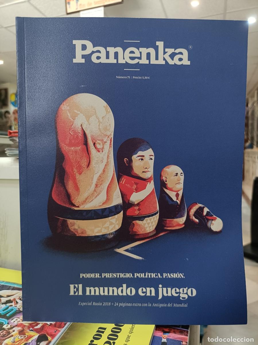 Coleccionismo de revistas y peri&oacute;dicos: Panenka, El F&uacute;tbol que se lee - n&ordm; 75 - El Mundo en Juego, Especial Rusia 2018, ...