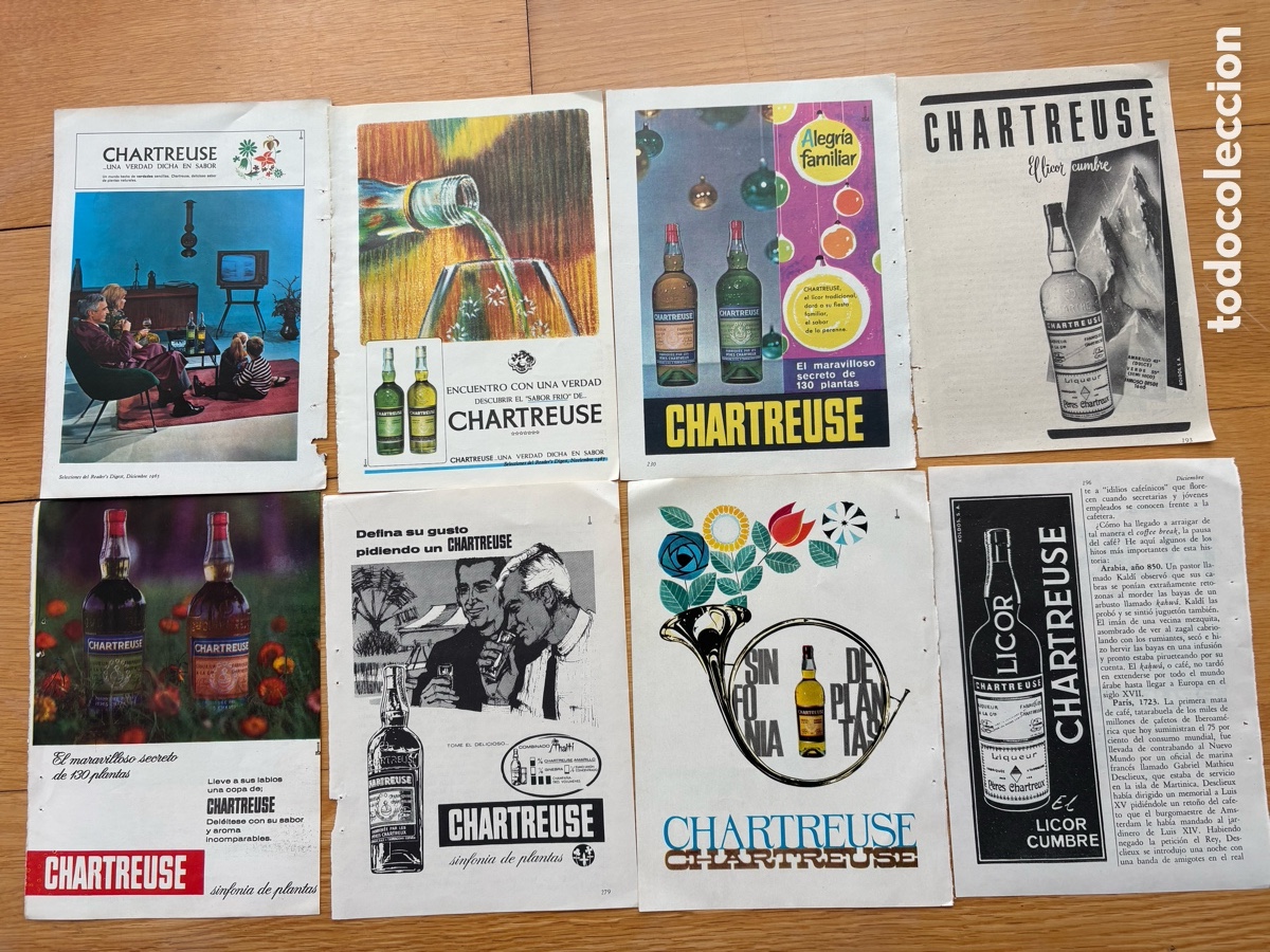 Coleccionismo de revistas y peri&oacute;dicos: Anuncios de CHARTREUSE