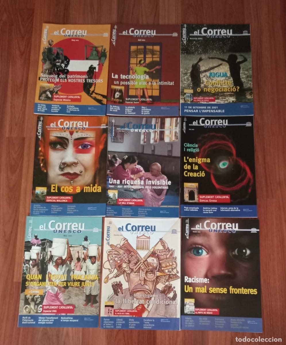 Coleccionismo de revistas y peri&oacute;dicos: EL CORREU UNESCO.. SUPLEMENT CATALUNYA.. DEL MAR&Ccedil; AL DESEMBRE DE 2001