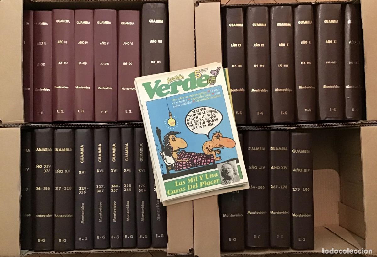 Coleccionismo de revistas y peri&oacute;dicos: Colecci&oacute;n completa de la Revista Guambia N&ordm; 1 al N&ordm; 400, 1983/1990, encuadernados en 29 tomos