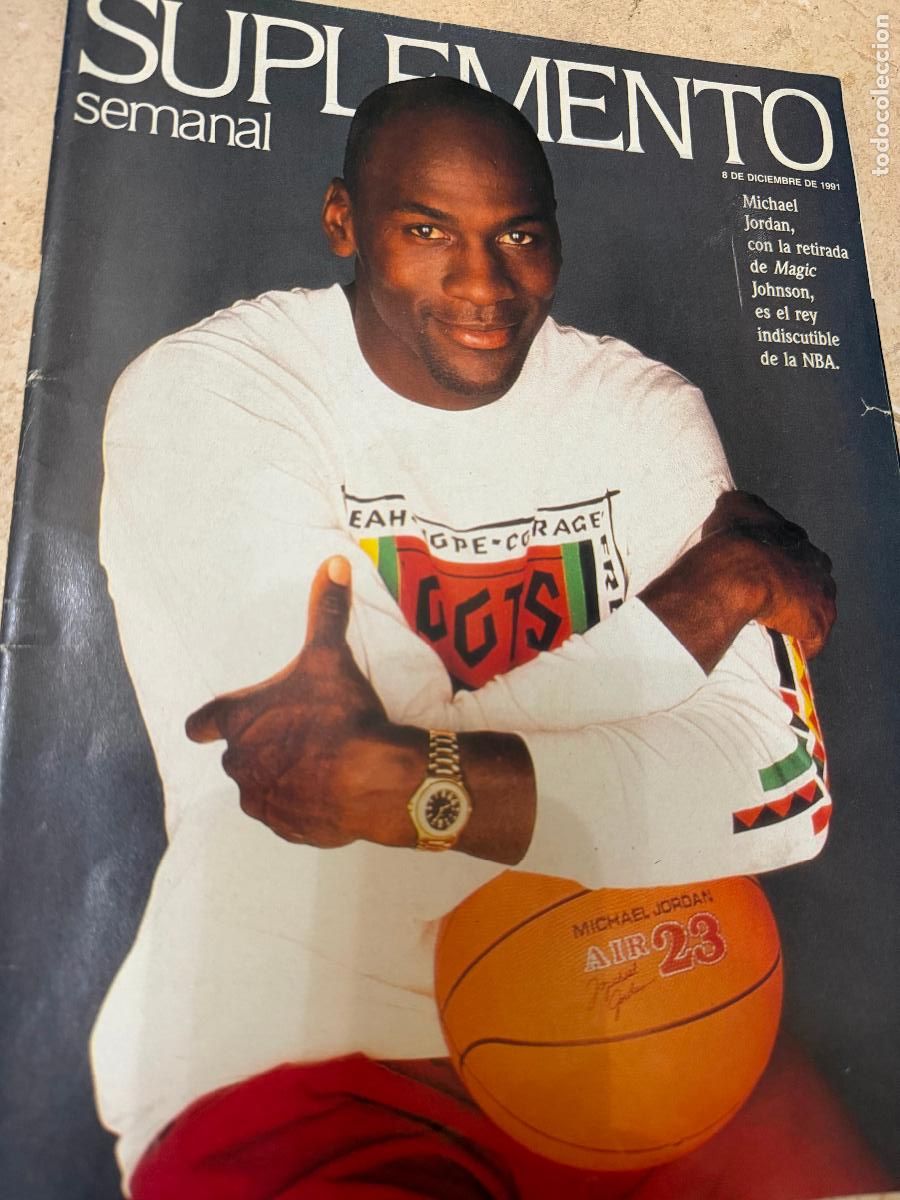 Coleccionismo de revistas y peri&oacute;dicos: Suplemento semanal michael Jordan 1991