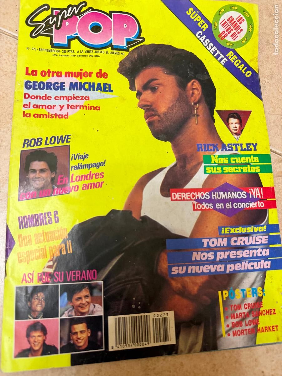 Coleccionismo de revistas y peri&oacute;dicos: Revista s&uacute;per pop 1988