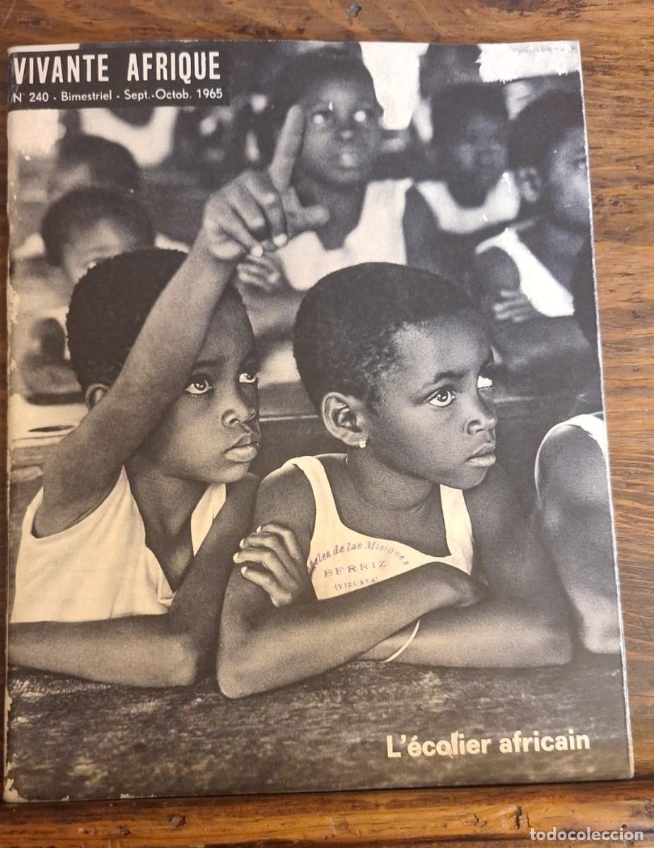 Coleccionismo de revistas y peri&oacute;dicos: Vivante Afrique n&ordm; 240 A&ntilde;o 1965 Cat&eacute;chistes